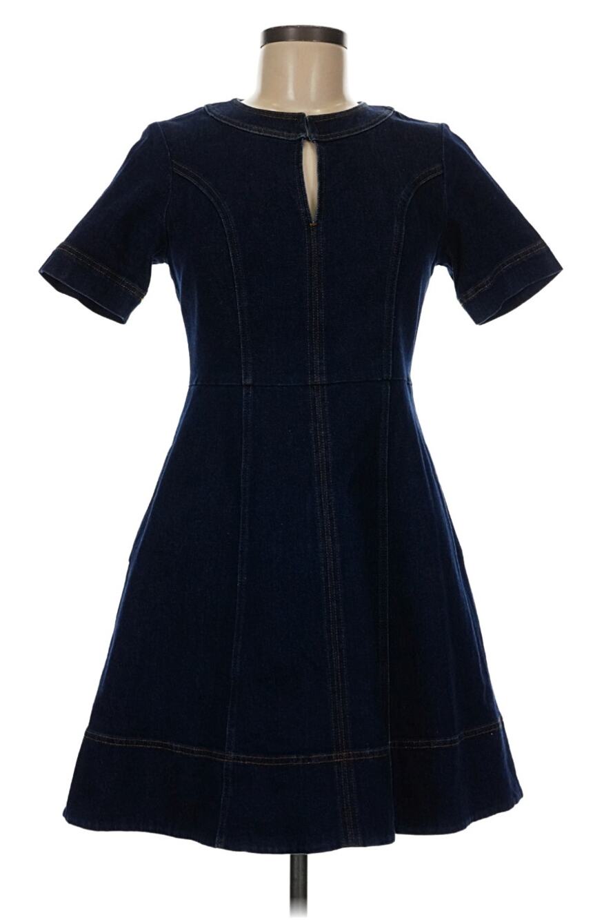 Boden Denim Fit-and-Flare Dress Size 8